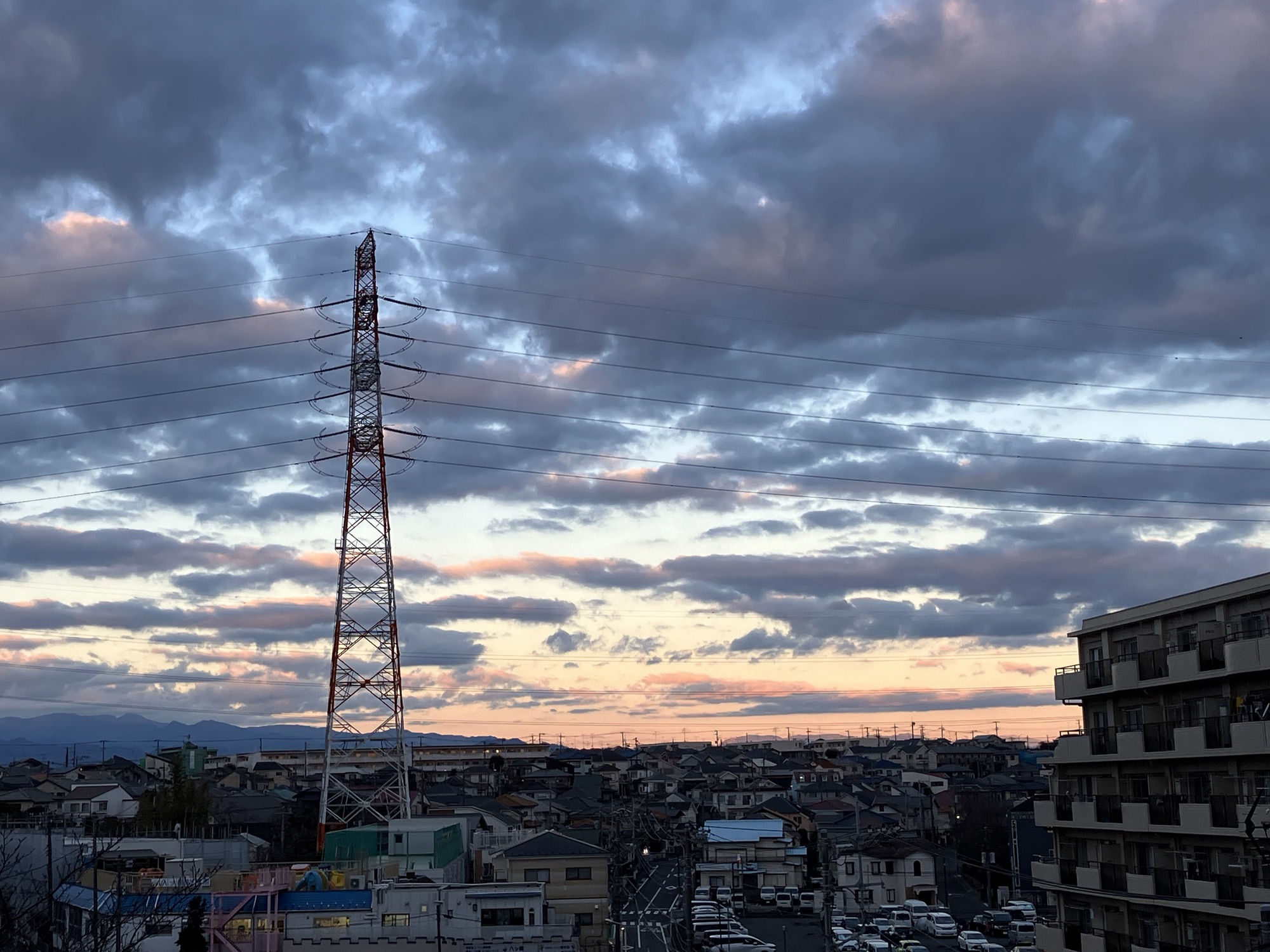 2025年1月15日(水)オマケ 夕暮れ